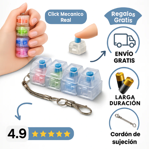 Soft Click Mini teclado Anti‑Estrés